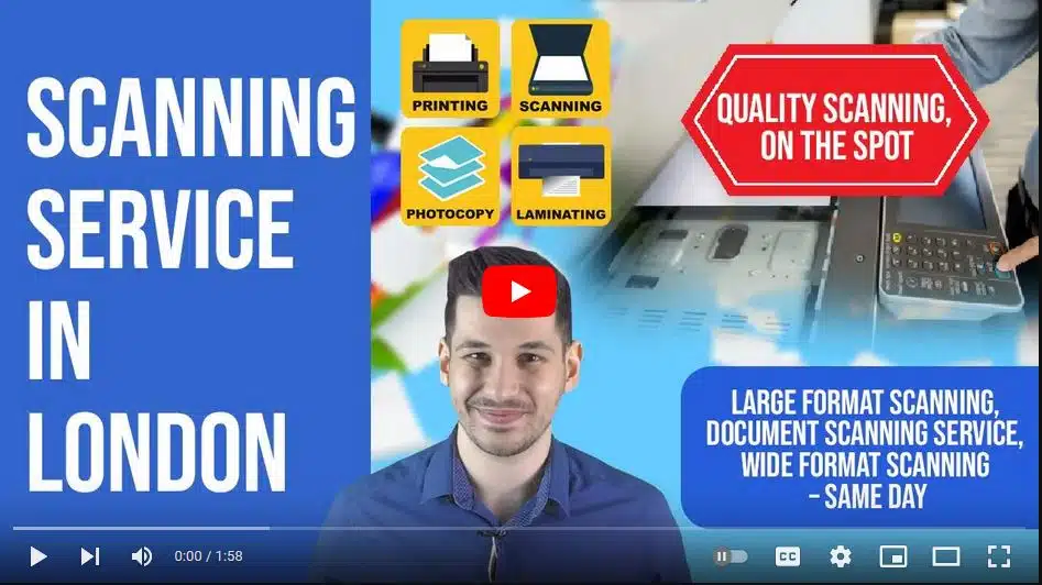 Document Scanning service in London